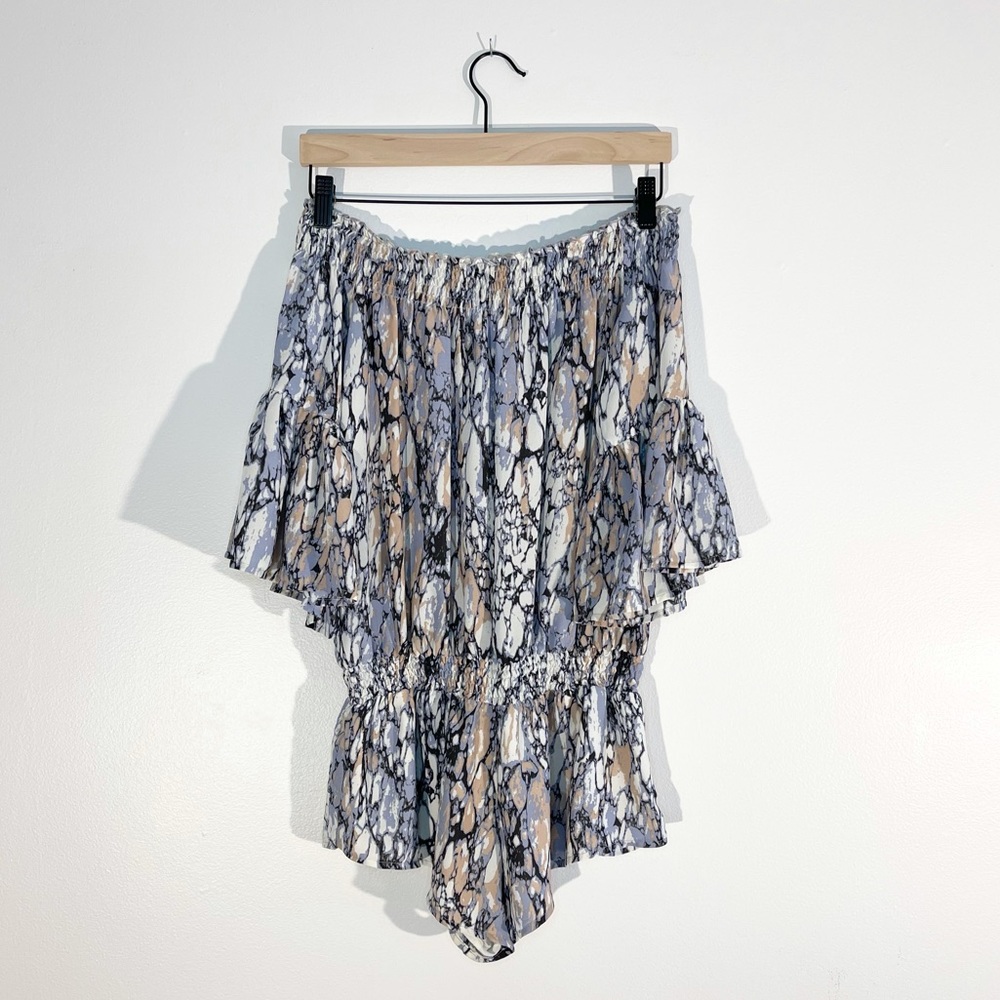 Olivaceous | Off-the-Shoulder Coverup Romper - Picture 4 of 9